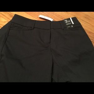NWT New York and Co black dress pants-size 2P